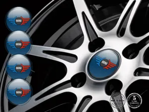 Mini Cooper Édition Autocollants Jantes Étiquettes Bombées de Qualité